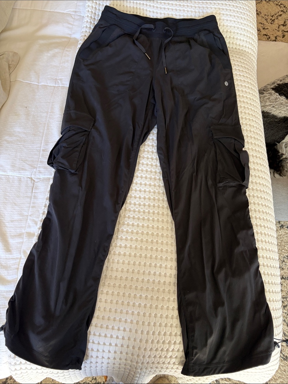 Lululemon Dance Studio Relaxed Fit Mid Rise Black Cargo